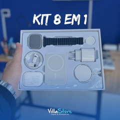 Kit 8 em 1 versão smartwatch