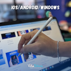 Caneta universal stylus branca/preto para iOS/android/windows